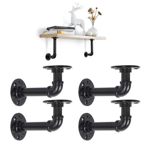 black metal shelf bracket