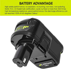 RYOBI battery replacement