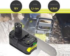 Ryobi Replacement Battery for Ryobi  P104 P105 P107 P108