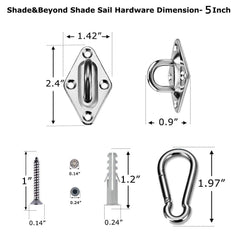 Sun Shade Sail Hardware Kit