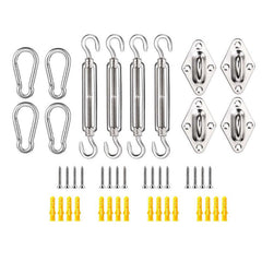 Sun Shade Sail Hardware 24 Pcs