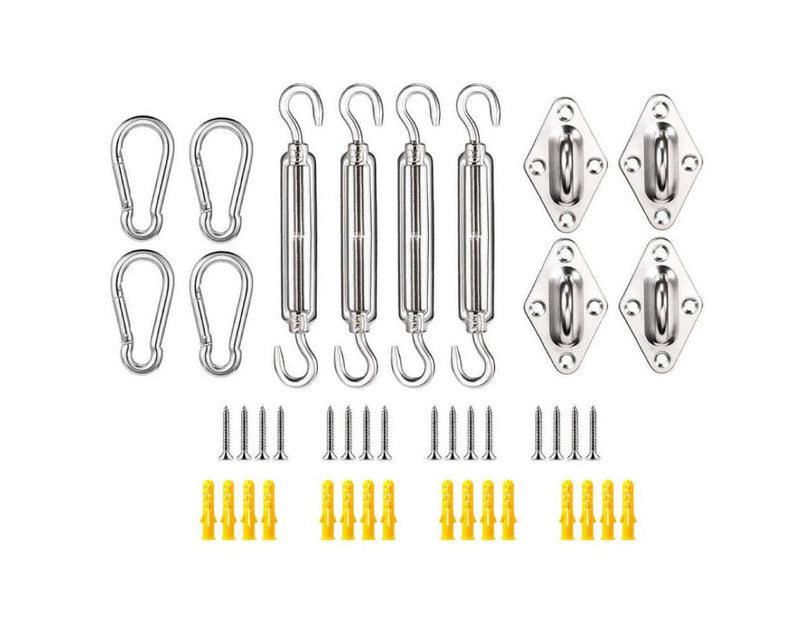 Sun Shade Sail Hardware 24 Pcs