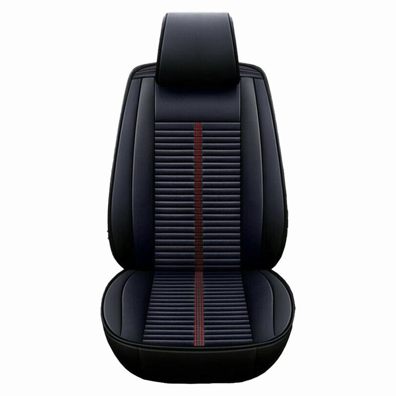 Black stripe car seat covers