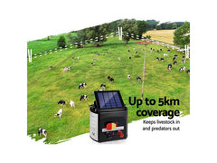 Solar Electric Fence Energizer 5kM