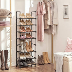 Shoe Rack Storage Shelves 8 Tier 16 Pair