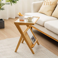 Rattan Side Table