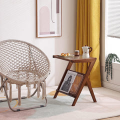 Rattan Side Table