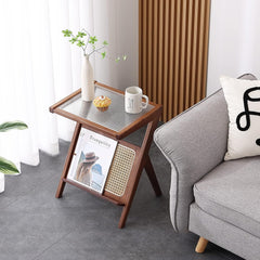 Rattan Side Table