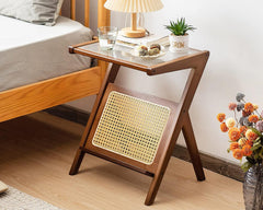 Rattan Side Table