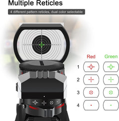 Hunting Tactical Holographic Reflex Red Green Dot Sight Scope 20mm