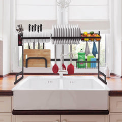 Dish Drying Rack Over Sink Kitchen Supplies