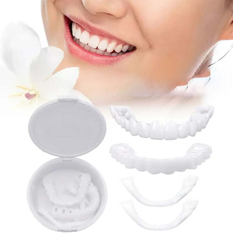 Perfect Smile Instant False Teeth Hot Whitening Snap Perfect Smile Teeth Fake Tooth Cover