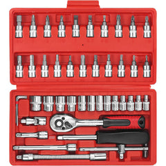 Ratchet Wrench Socket Set 46Pcs