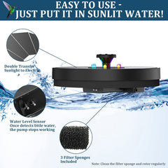 Solar Water Fountain