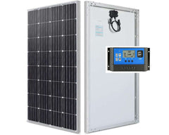 Solar panel with MC4 connectors