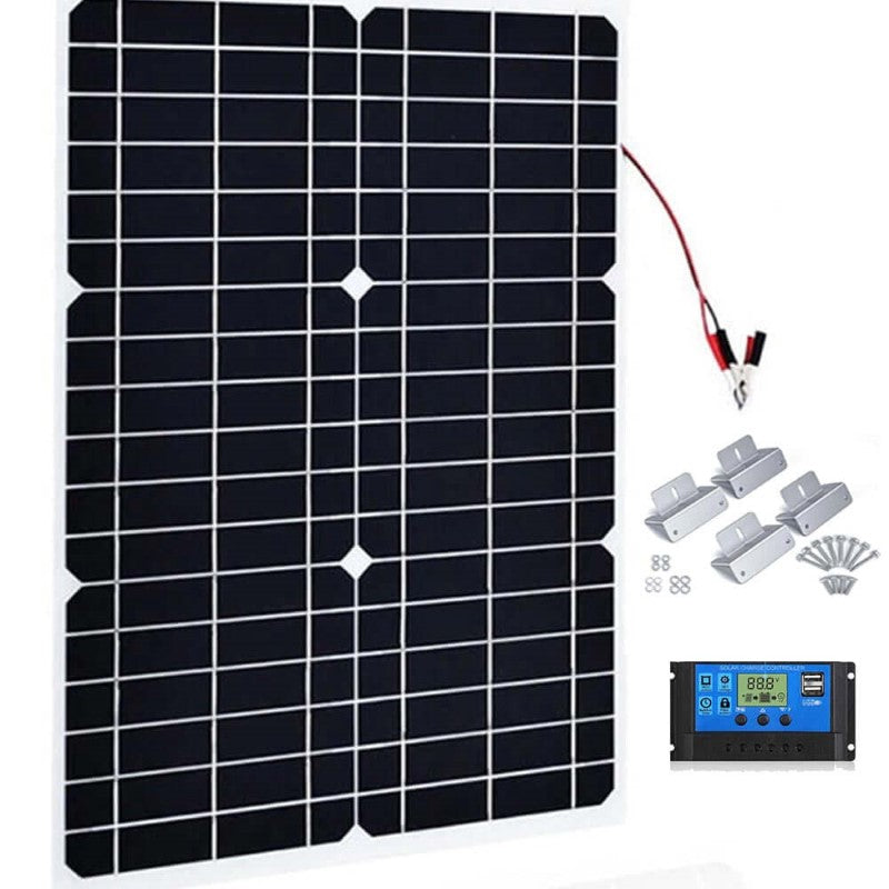 Mono Solar Panel 120W with 50A contller with mount