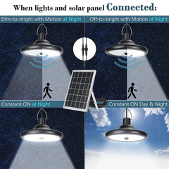 Waterproof Outdoor Solar Pendant Light