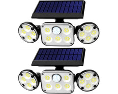 3-Headed Outdoor Solar Motion Sensor Light