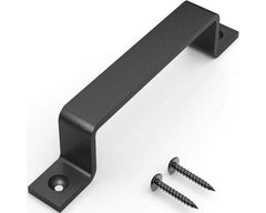 barn door handle side view