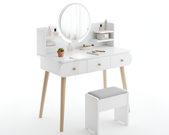 Dressing Table With Mirror