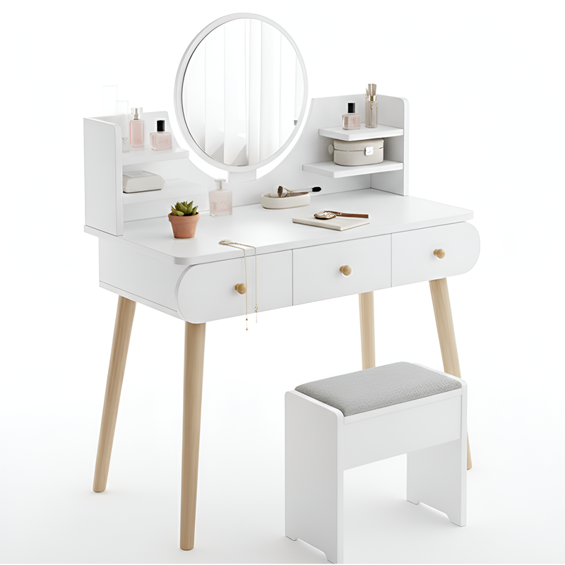 Dressing Table With Mirror
