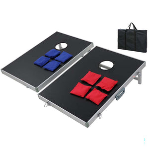 cornhole game set portable