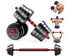 30kg Adjustable Weights Dumbbell Barbell Set