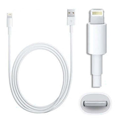 White Foxconn iPhone charger cable