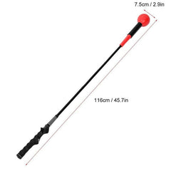 Golf Swing Trainer Ergonomic handlebar 115cm Red