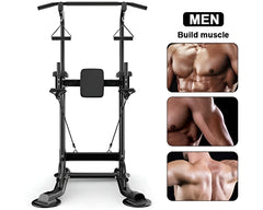 Power Tower Pull Up Bar Dip Station Bench