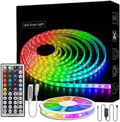 Led Strip Light Kit 5M 240Led 5050 Rgb With 44 Key Controller