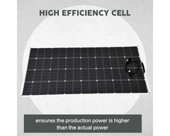 Solar panel for caravans and cars