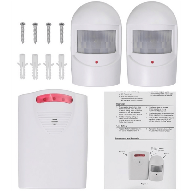 Wireless driveway alarm system