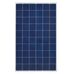 260W polycrystalline solar panel front view