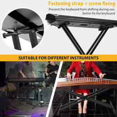 X-Style Piano Keyboard Stand Adjustable