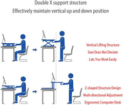 Height Adjustable computer desk