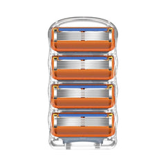 Razor Blade Refills 4 Pack Compatible with Gillette Fusion5 Power - Replacement for Gillette Fusion Power Men's Razor Blade Refills 4 Count