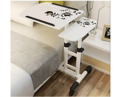 laptop desk stand in white color