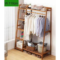 Bamboo Wardrobes Clothes Rack