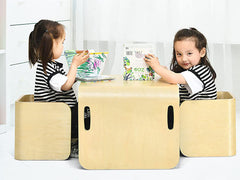 4 in 1 Kids Tables and Chair Set Dining Table