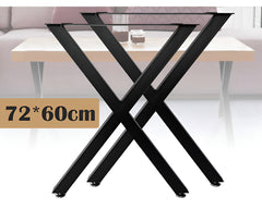 Metal Table Legs desk Bench Legs X Shape