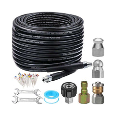 Drain Pipe Cleaning Kit 30m - Drain/Pipe Cleaning Kit 30m