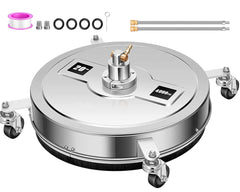 Surface cleaner rotating turbo nozzle