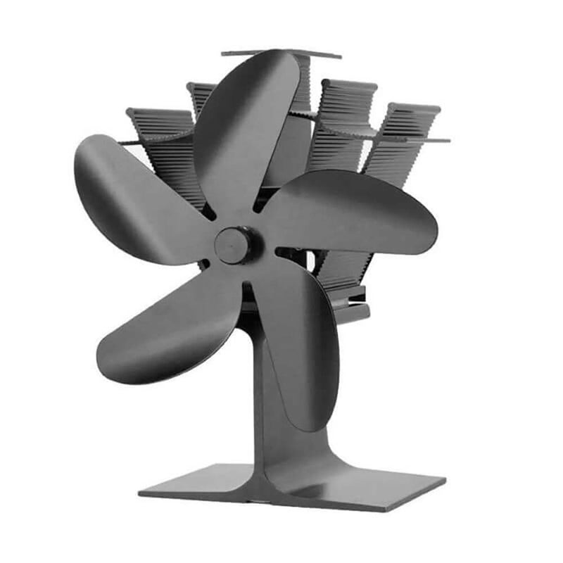 Five blade stove fan