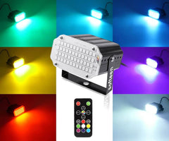 Christmas Stage Lights with Remote Control Adjustable Speed 7 Modes