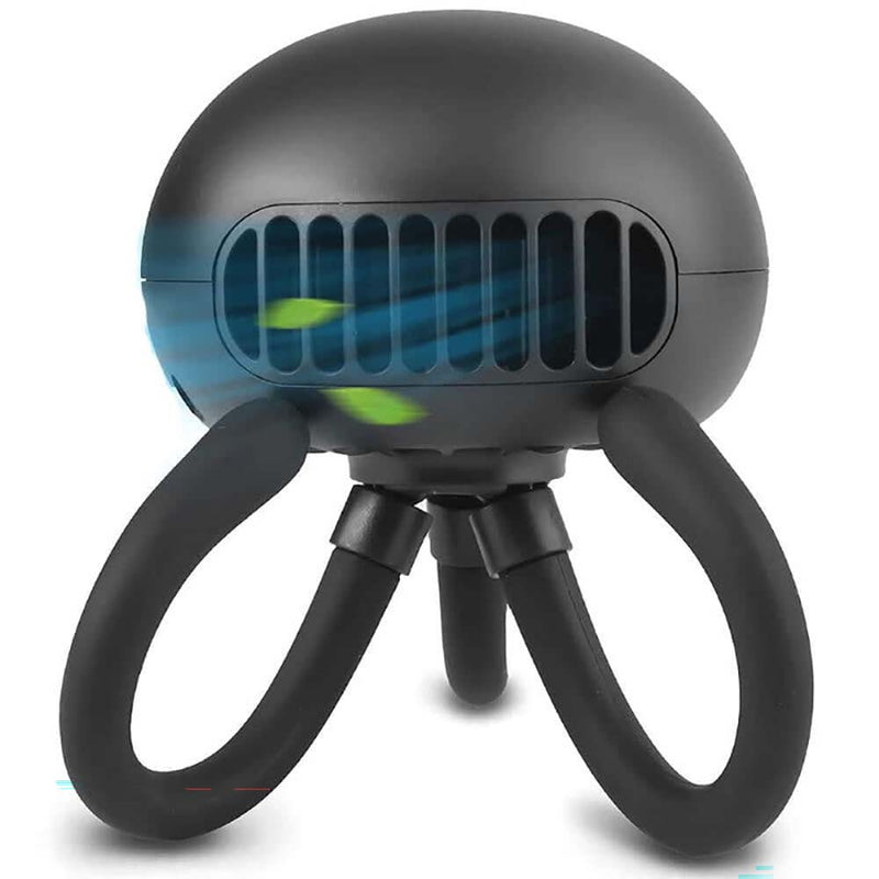 Portable mini USB fan black color