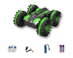 durable RC Racing Car, Remote Control Stunt Car - RC CAR / Green