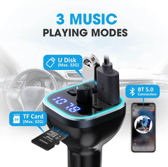 Car Bluetooth Receiver FM Transmitter BT 5.0