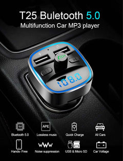 Car Bluetooth Receiver FM Transmitter BT 5.0