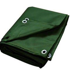 Canvas tarpaulin folded